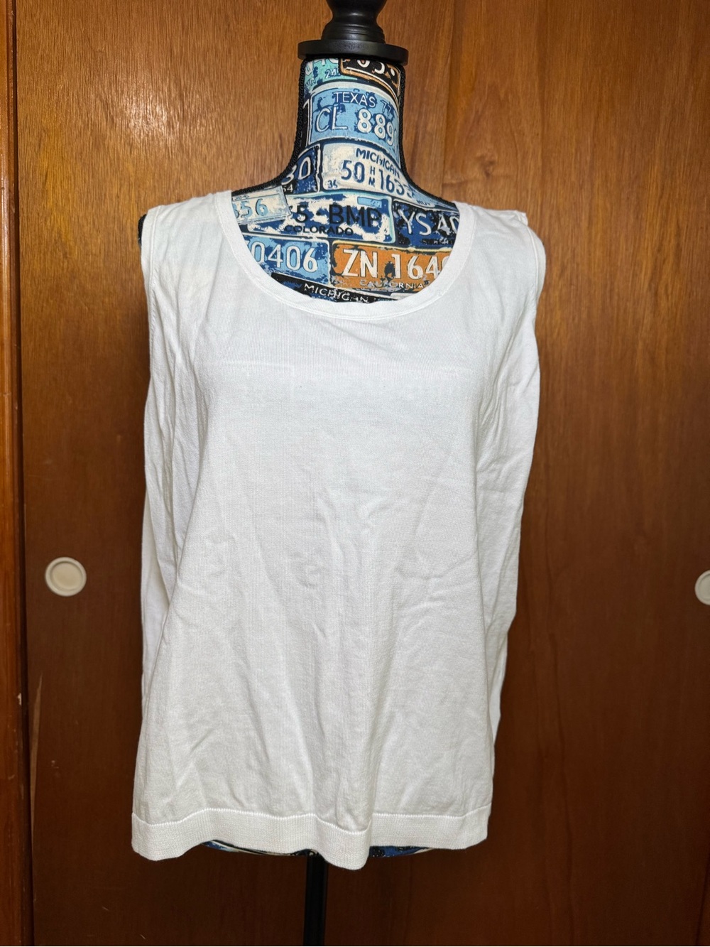 Talbots Classic White Tank Top